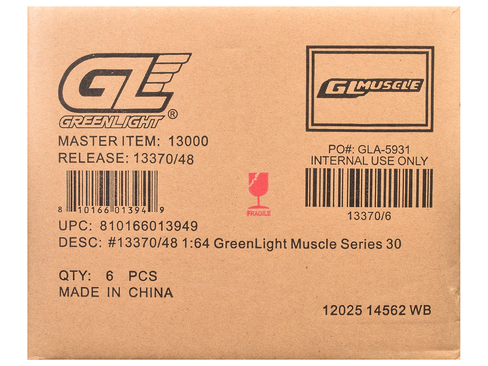 "GreenLight Muscle" Series 30 Set of 6 pieces 1/64 Diecast Model Cars by Greenlight - image 3