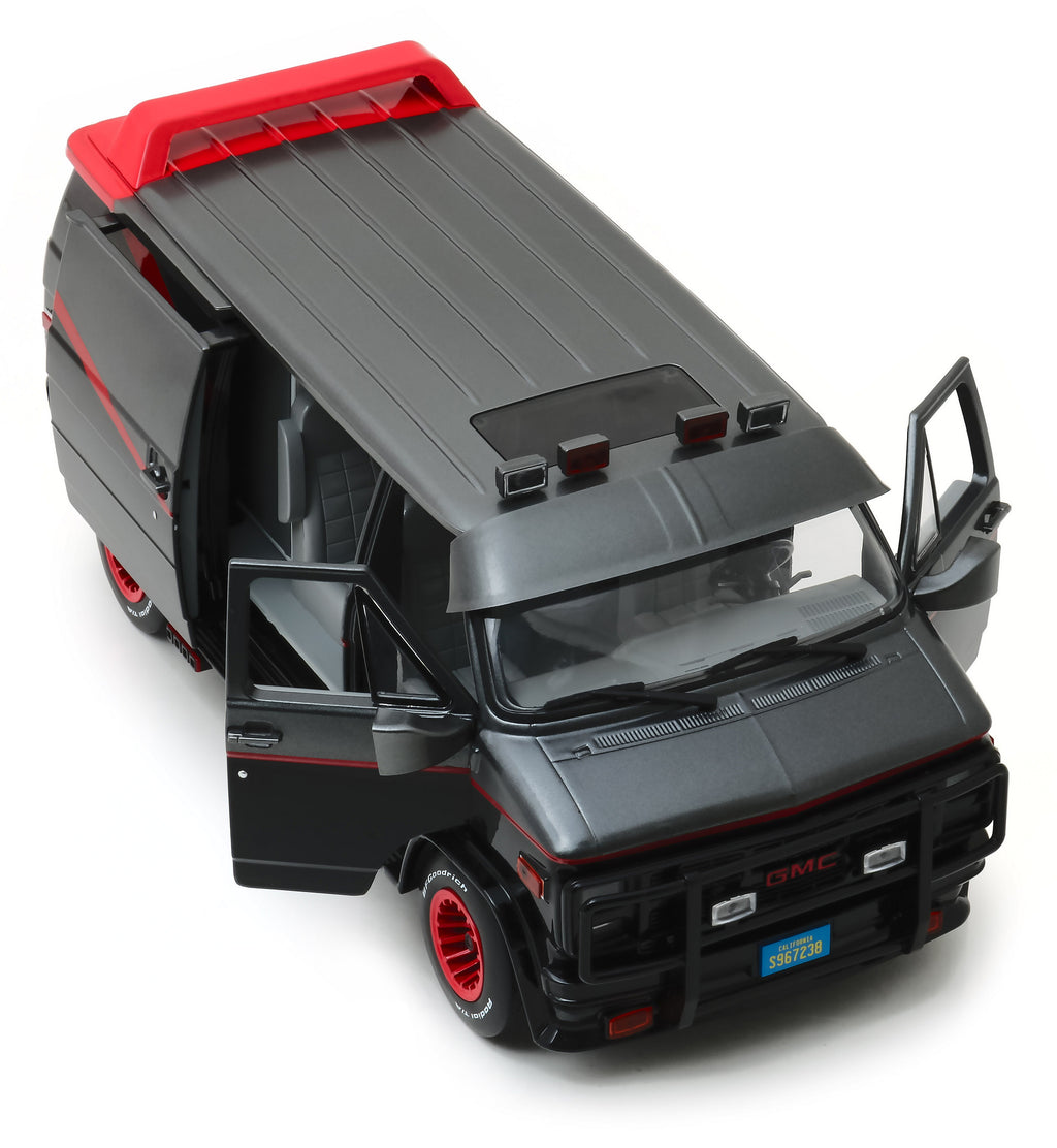 1983 GMC Vandura Black "The A-Team" (1983-1987) TV Series 1/18 Diecast Model Car by Greenlight - image 3
