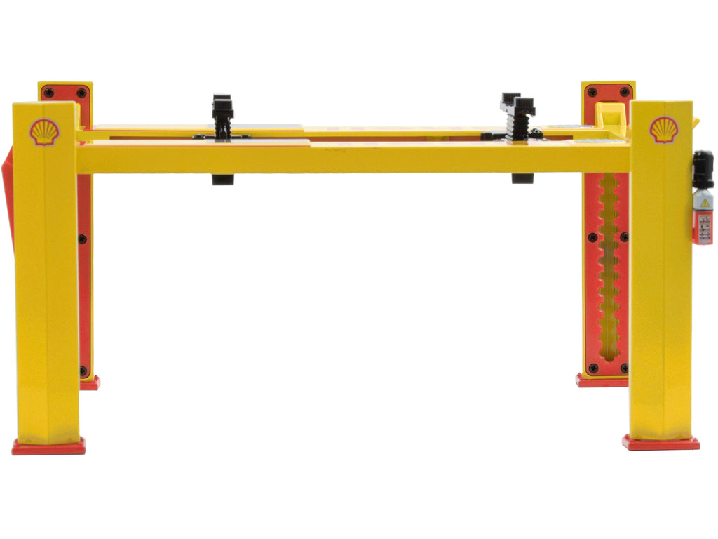 Adjustable Four Post Lift "Shell Oil" #2 for 1/18 Scale Diecast Model Cars by Greenlight - image 3