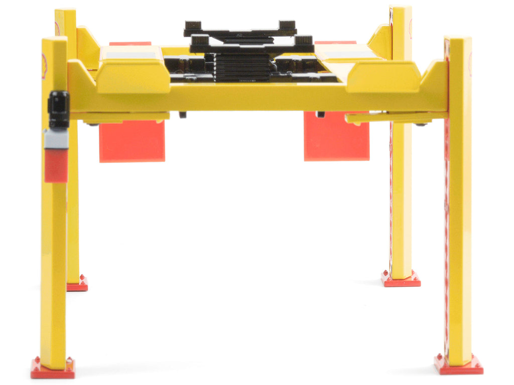 Adjustable Four Post Lift "Shell Oil" #2 for 1/18 Scale Diecast Model Cars by Greenlight - image 2