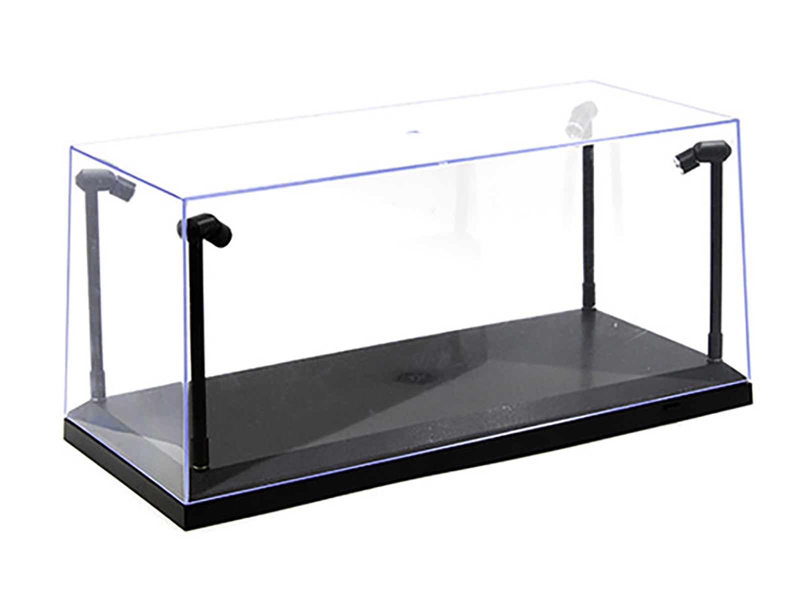 Collectible Display Show Case with LED Lights and Black Base for 1/24 1/18  Models by Illumibox - image 3