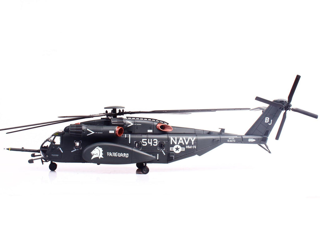 Sikorsky MH-53E Sea Dragon Helicopter "United States Navy Vanguard Tail Number 543" Dark Gray 1/72 Diecast Model by Panzerkampf - image 2