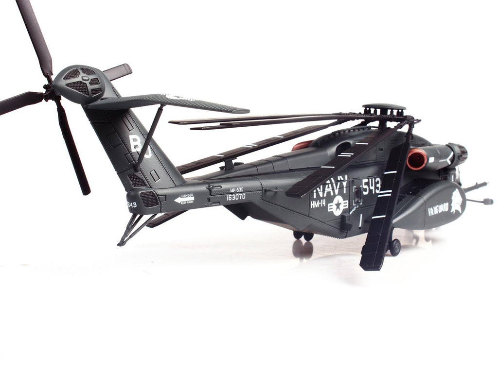 Sikorsky MH-53E Sea Dragon Helicopter "United States Navy Vanguard Tail Number 543" Dark Gray 1/72 Diecast Model by Panzerkampf - image 3