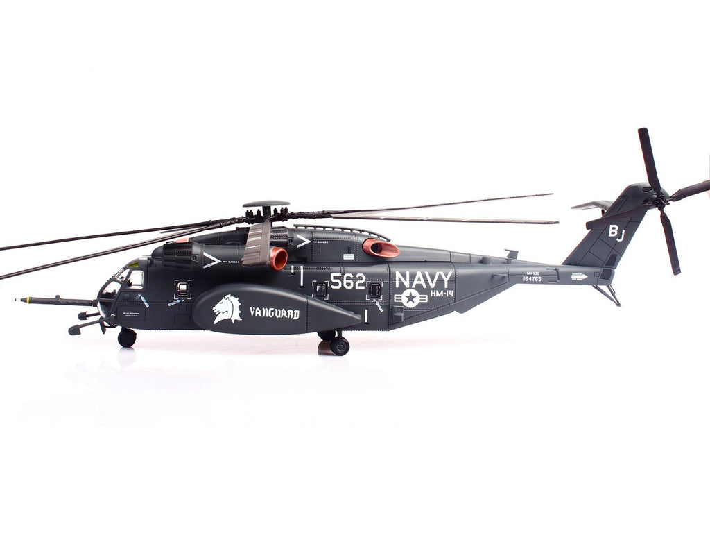 Sikorsky MH-53E Sea Dragon Helicopter "United States Navy Vanguard Tail Number 562" Dark Gray 1/72 Diecast Model by Panzerkampf - image 2