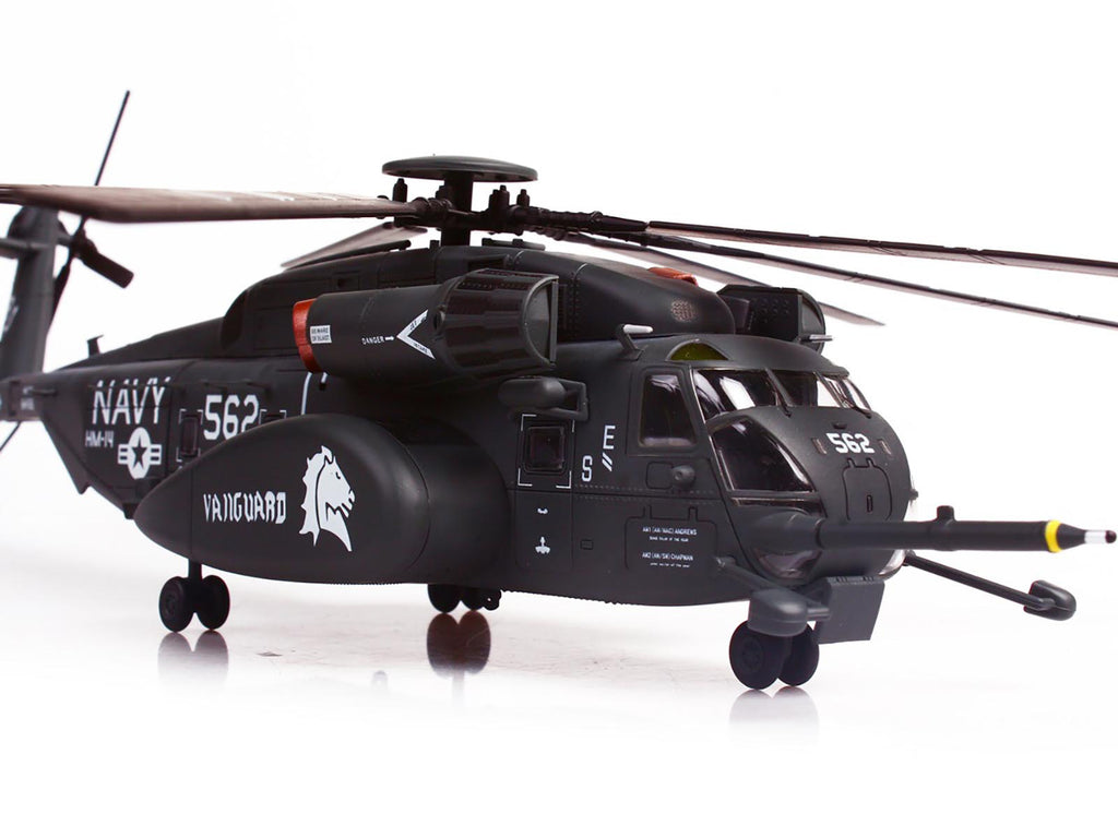 Sikorsky MH-53E Sea Dragon Helicopter "United States Navy Vanguard Tail Number 562" Dark Gray 1/72 Diecast Model by Panzerkampf - image 4