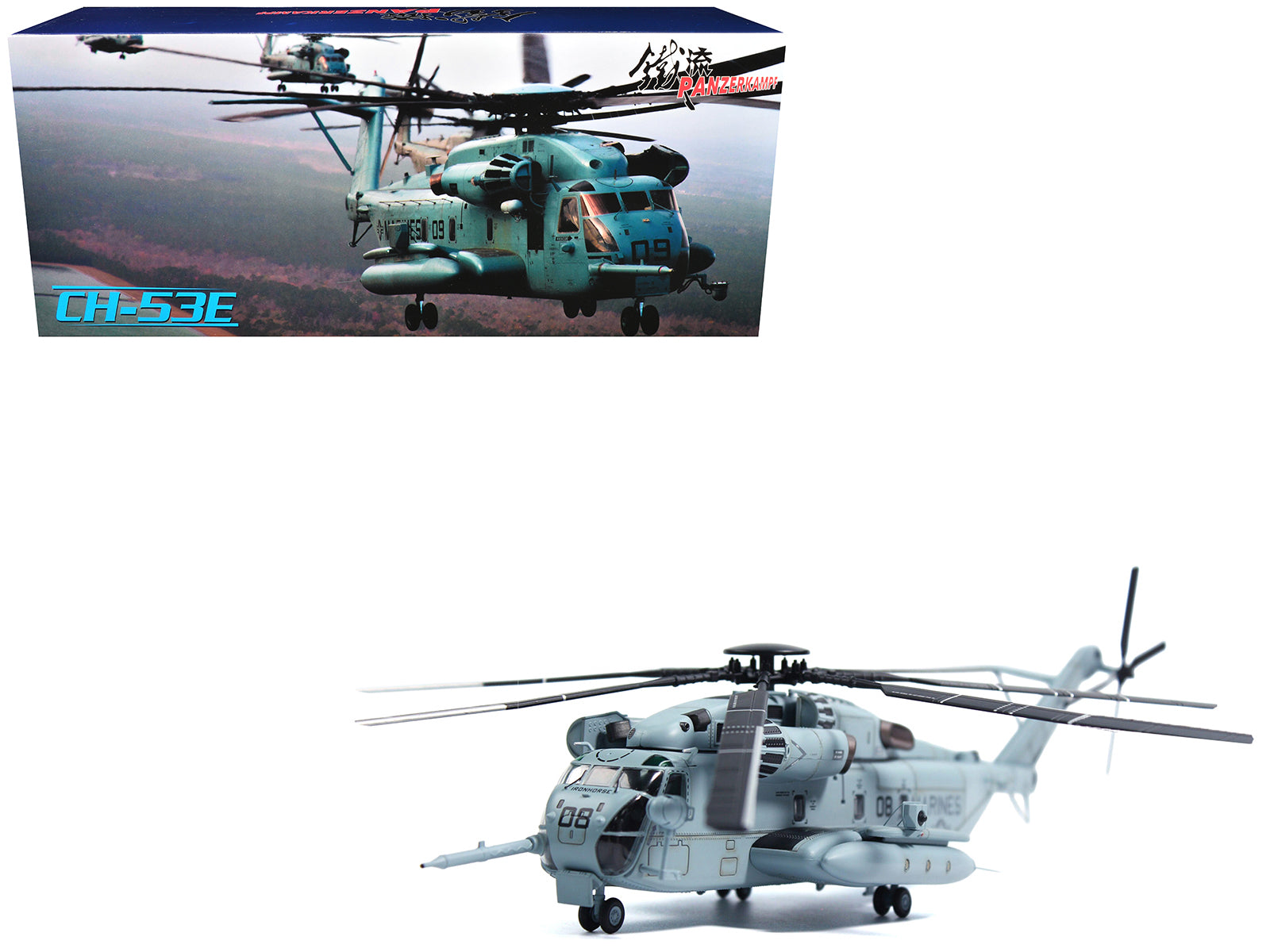 Sikorsky CH-53E Super Stallion Helicopter #08 "161541 HMH-461 Ironhorse 08/CJ Operation Iraqi Freedom" United States Marine Corps 1/72 Diecast Model by Panzerkampf
