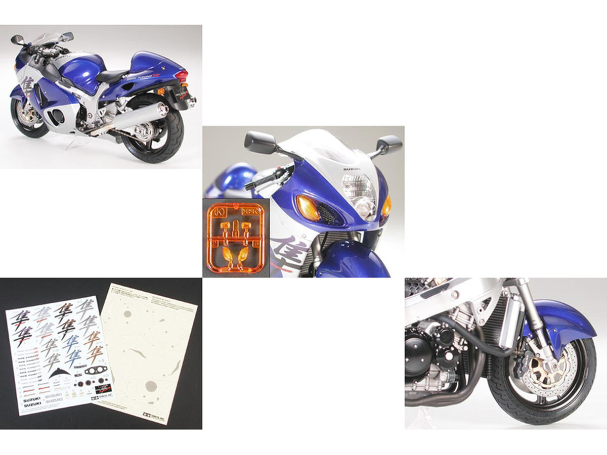 Model Kit Suzuki GSX1300R Hayabusa Motorcycle 1/12 Scale Model by Tamiya - image 3