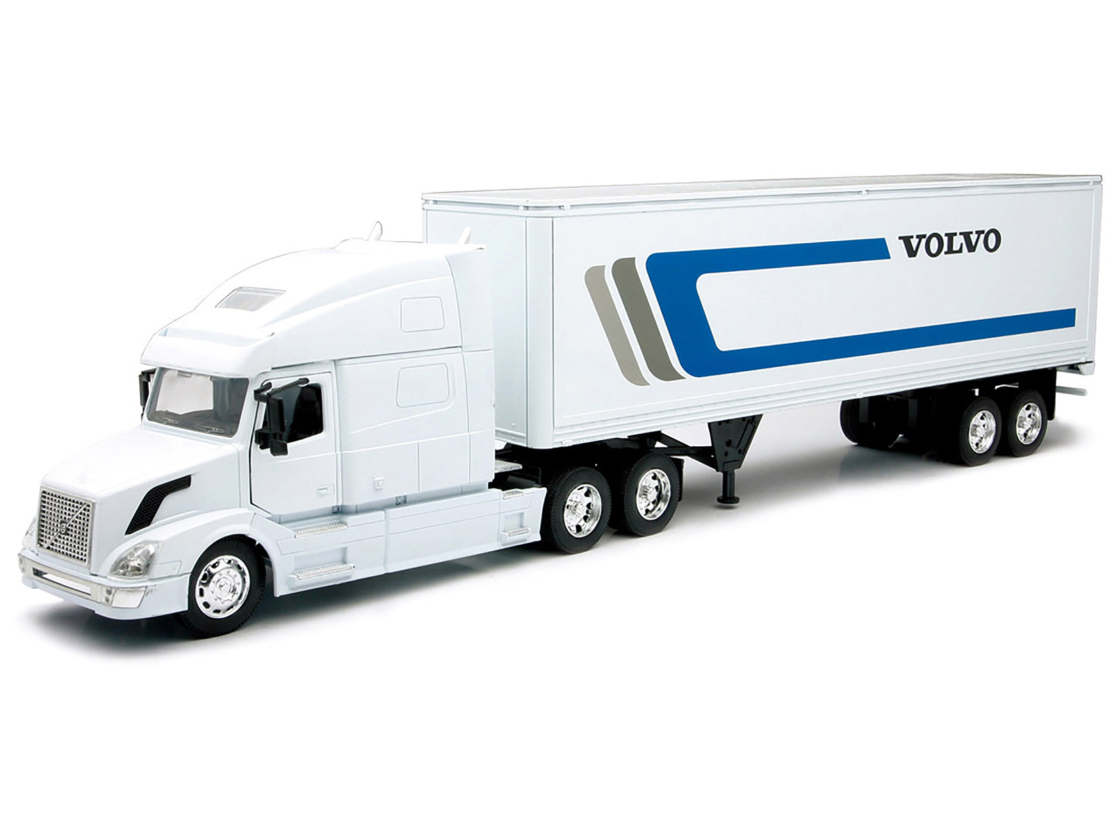 Volvo VN-780 Truck with Dry Van Trailer White "Long Haul Truckers" Series 1/32 Diecast Model by New Ray - image 2