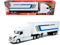 Volvo VN-780 Truck with Dry Van Trailer White "Long Haul Truckers" Series 1/32 Diecast Model by New Ray