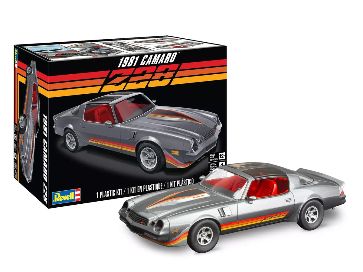 Level 4 Model Kit 1981 Chevrolet Camaro Z/28 1/25 Scale Model by Revell - image 5