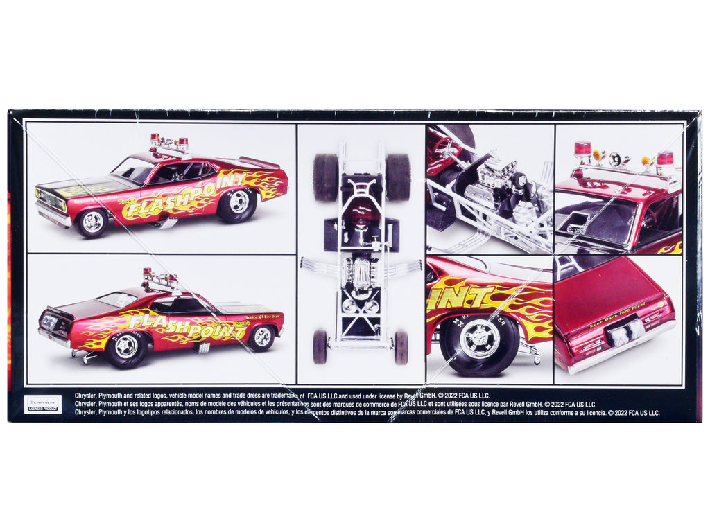 Level 4 Model Kit 1970 Plymouth Duster Funny Car 1/24 Scale Model by Revell - image 4