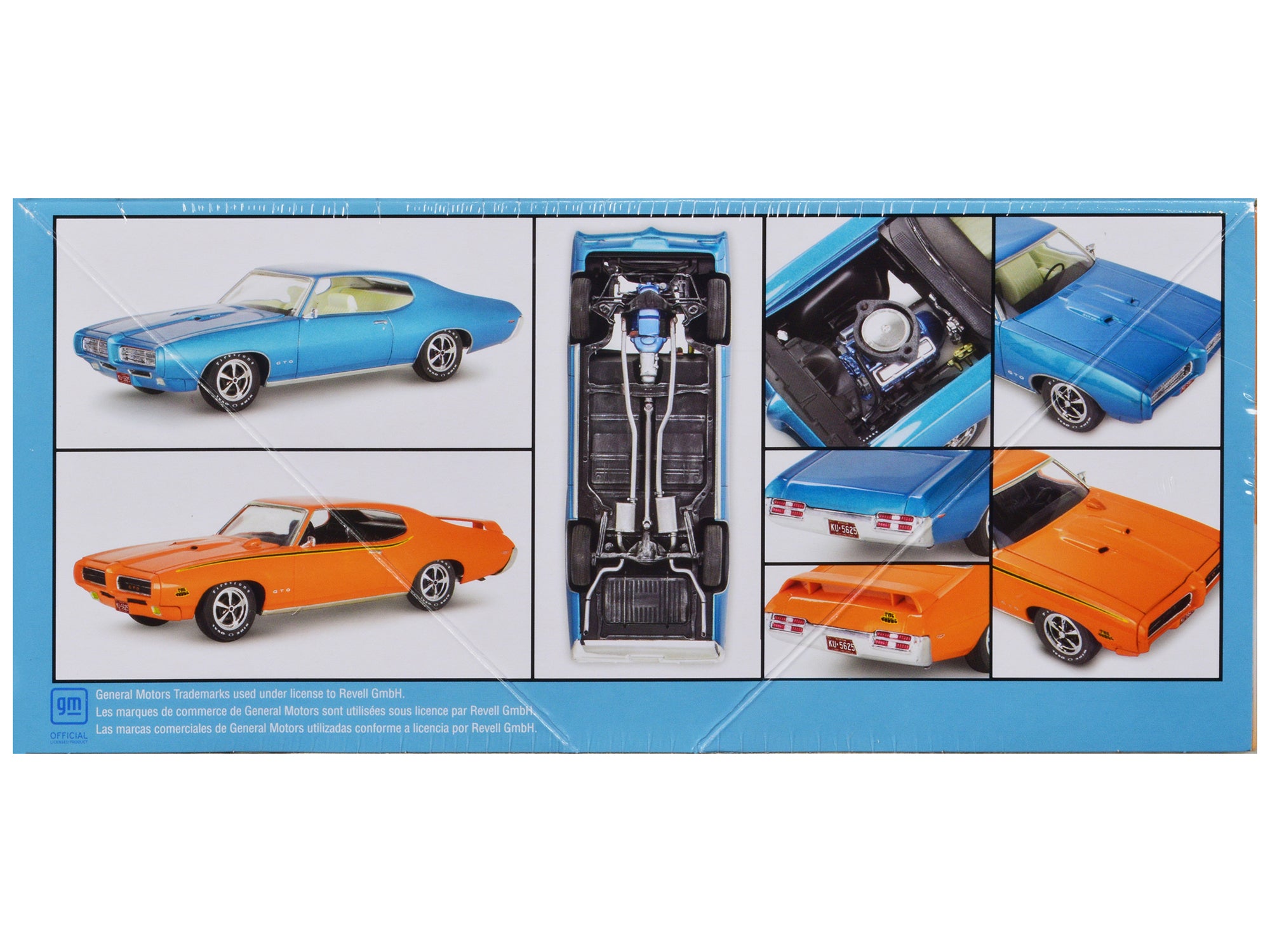 Level 4 Model Kit 1969 Pontiac GTO 2-in-1 Kit 1/24 Scale Model by Revell - image 3