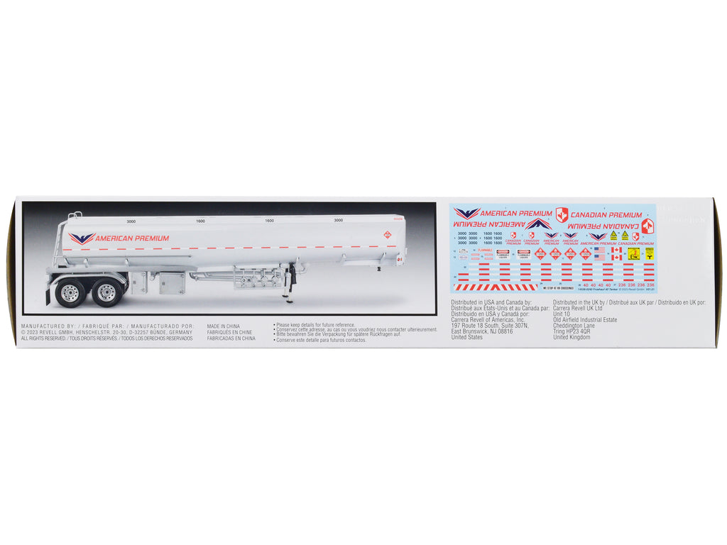 Level 4 Model Kit Fruehauf 40' Tanker Trailer 1/32 Scale Model by Revell - image 3