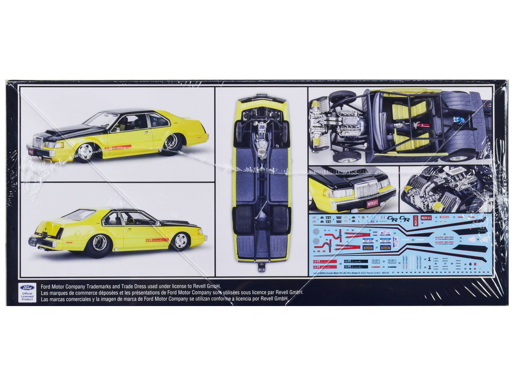 Level 5 Model Kit Lincoln Mark VII LSC Pro Street 1/25 Scale Model by Revell - image 3