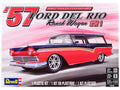 Level 5 Model Kit 1957 Ford Del Rio Ranch Wagon 2-in-1 Kit 1/25 Scale Model by Revell