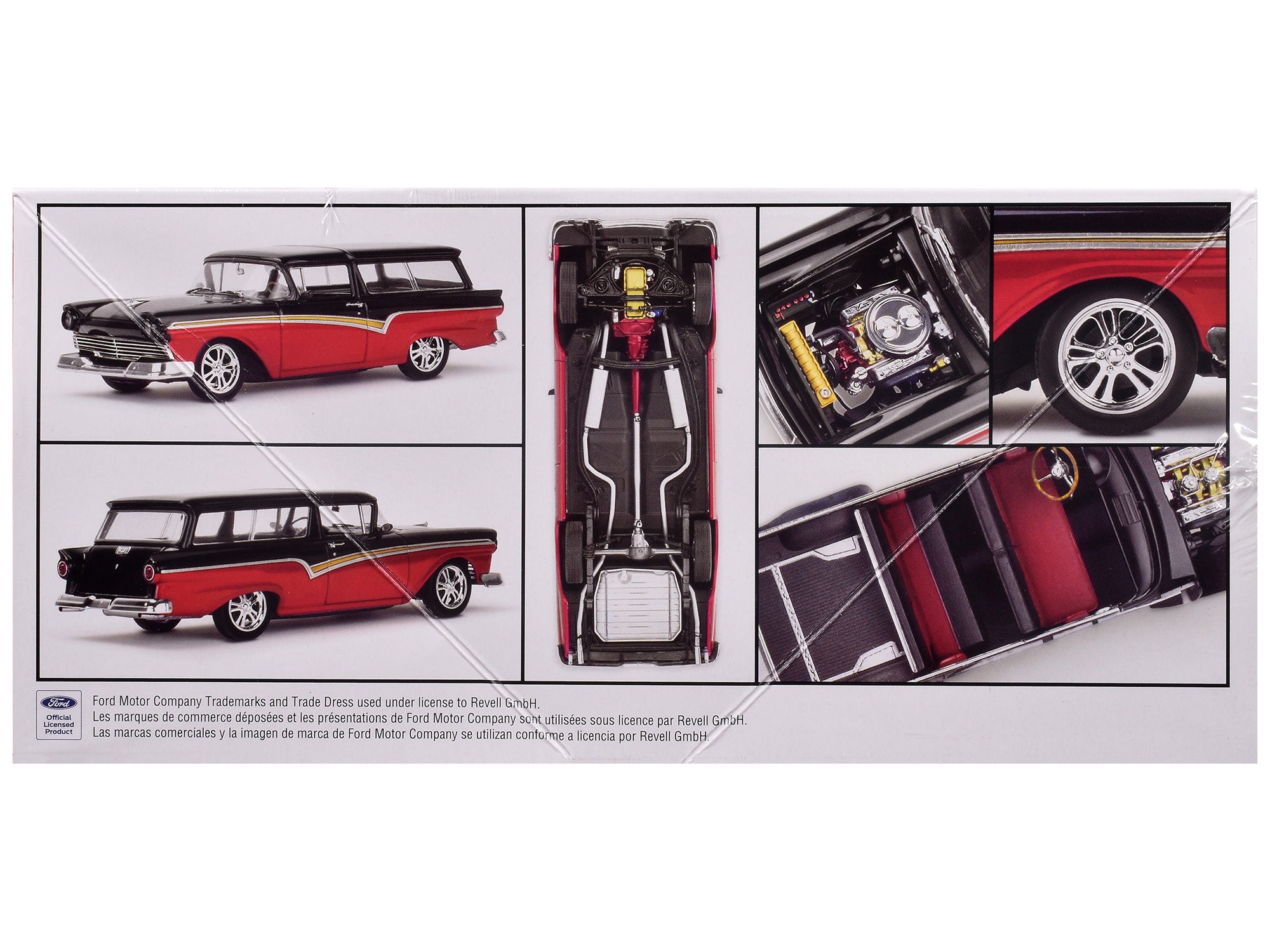 Level 5 Model Kit 1957 Ford Del Rio Ranch Wagon 2-in-1 Kit 1/25 Scale Model by Revell - image 3