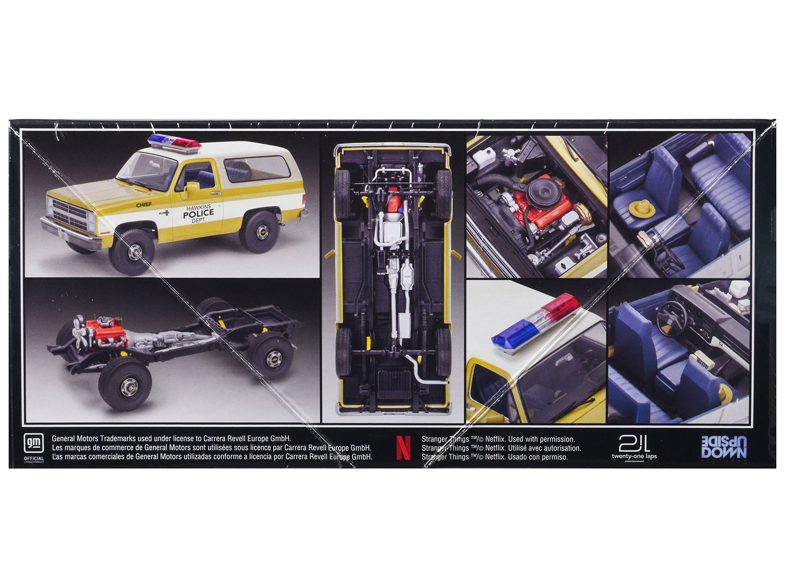 Level 4 Model Kit Jim Hopper's 1985 Chevrolet K5 Blazer "Stranger Things" (2016-Current) TV Series 1/25 Scale Model by Revell - image 3