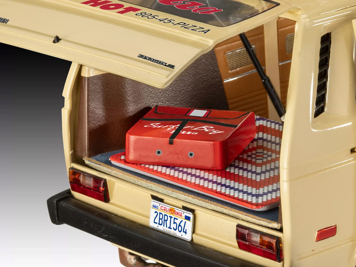 Level 3 Model Kit Argyle’s Volkswagen Vanagon "Surfer Boy Pizza" Van "Stranger Things" (2016-Current) TV Series 1/25 Scale Model by Revell - image 3