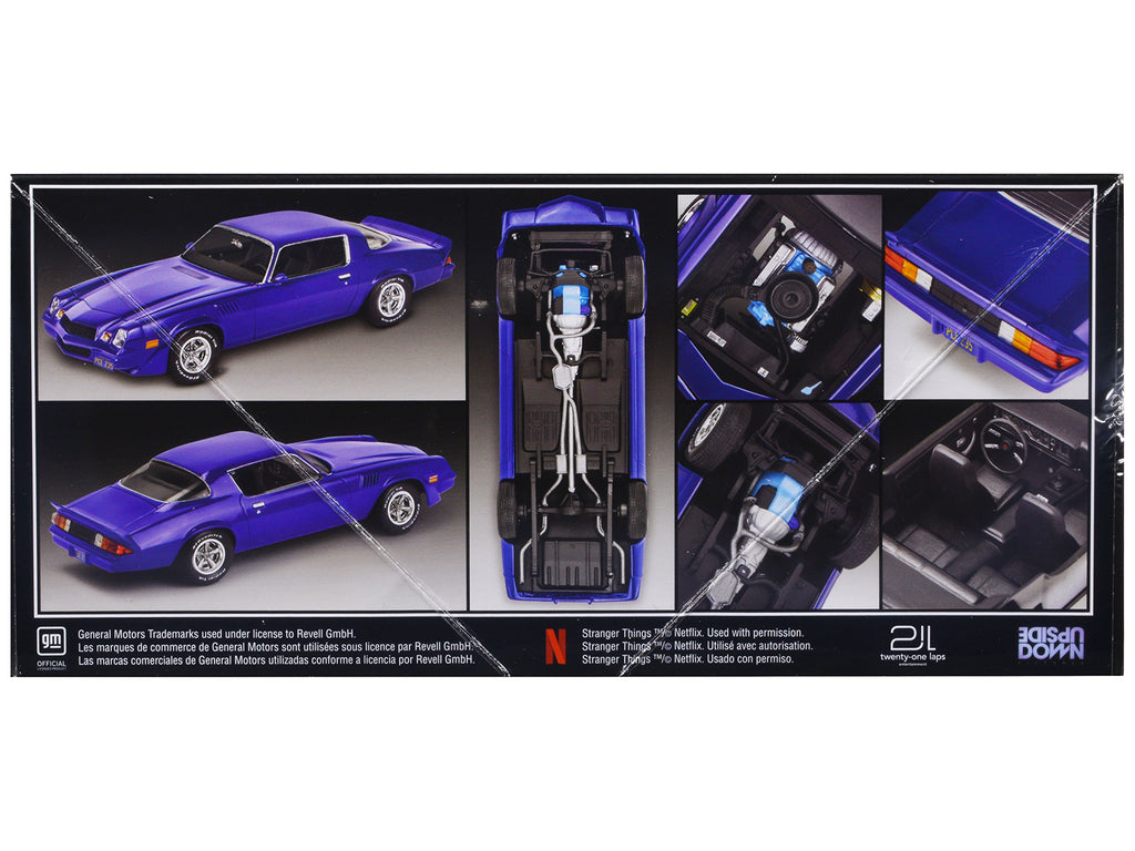 Level 4 Model Kit Billy Hargrove’s 1979 Chevrolet Camaro Z/28 "Stranger Things" (2016-Current) TV Series 1/24 Scale Model by Revell - image 2