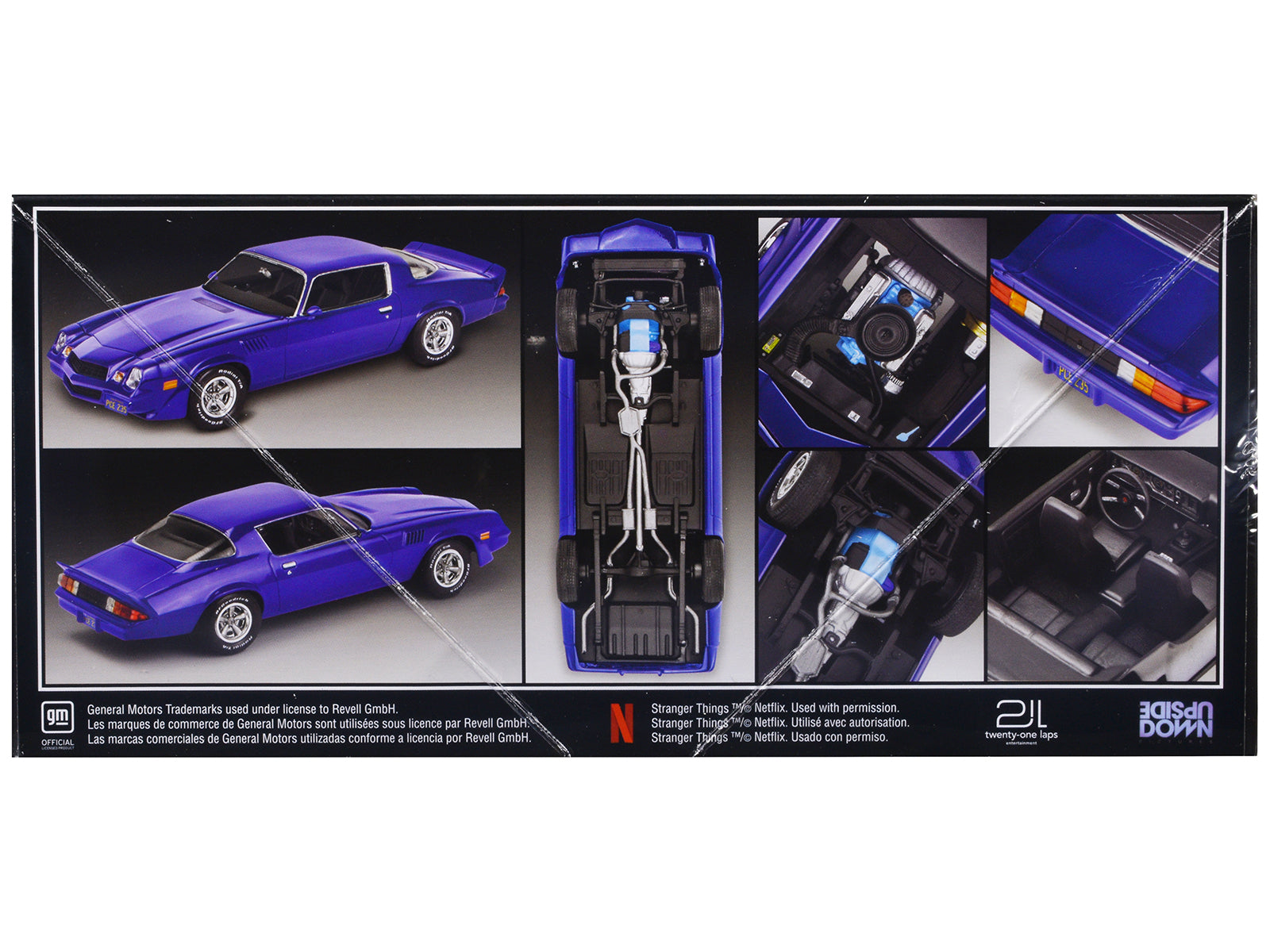 Level 4 Model Kit Billy Hargrove’s 1979 Chevrolet Camaro Z/28 "Stranger Things" (2016-Current) TV Series 1/24 Scale Model by Revell - image 2