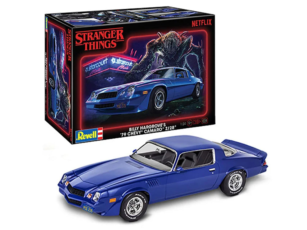 Level 4 Model Kit Billy Hargrove’s 1979 Chevrolet Camaro Z/28 "Stranger Things" (2016-Current) TV Series 1/24 Scale Model by Revell - image 5