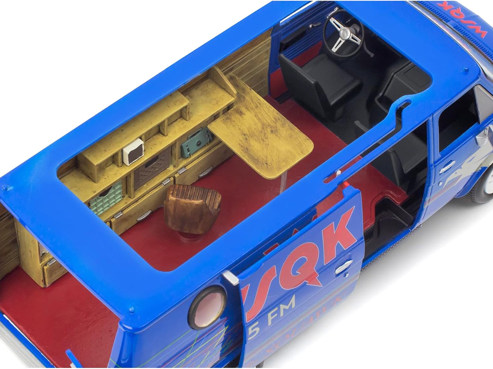 Level 3 Model Kit 1977 GMC "WSQK Squawk" Van "Stranger Things" (2016-2025) TV Series 1/25 Scale Model by Revell - image 5