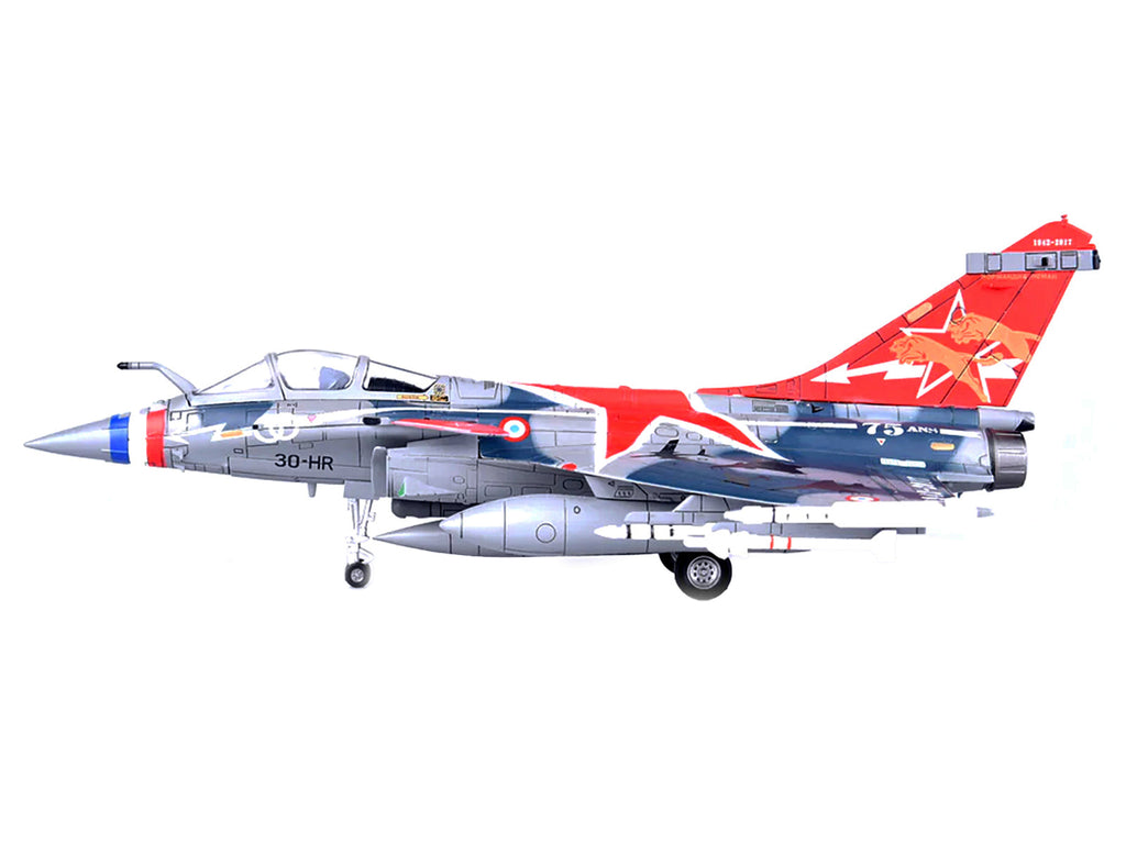 Dassault Rafale C Fighter Jet "Regiment de Chasse 2/30 Normandie-Niemen" 75th Anniversary Edition with Missile Accessories "Panzerkampf Wing" Series 1/72 Scale Model by Panzerkampf - image 2