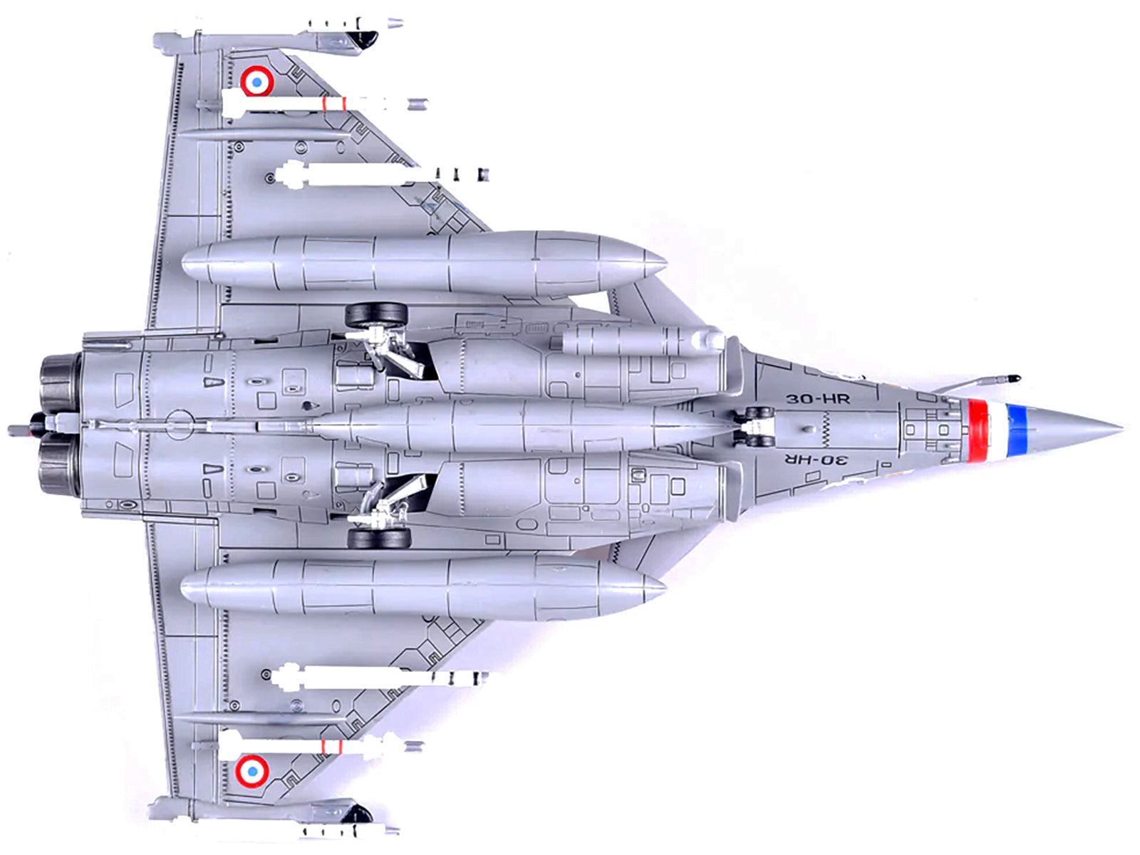 Dassault Rafale C Fighter Jet "Regiment de Chasse 2/30 Normandie-Niemen" 75th Anniversary Edition with Missile Accessories "Panzerkampf Wing" Series 1/72 Scale Model by Panzerkampf - image 5