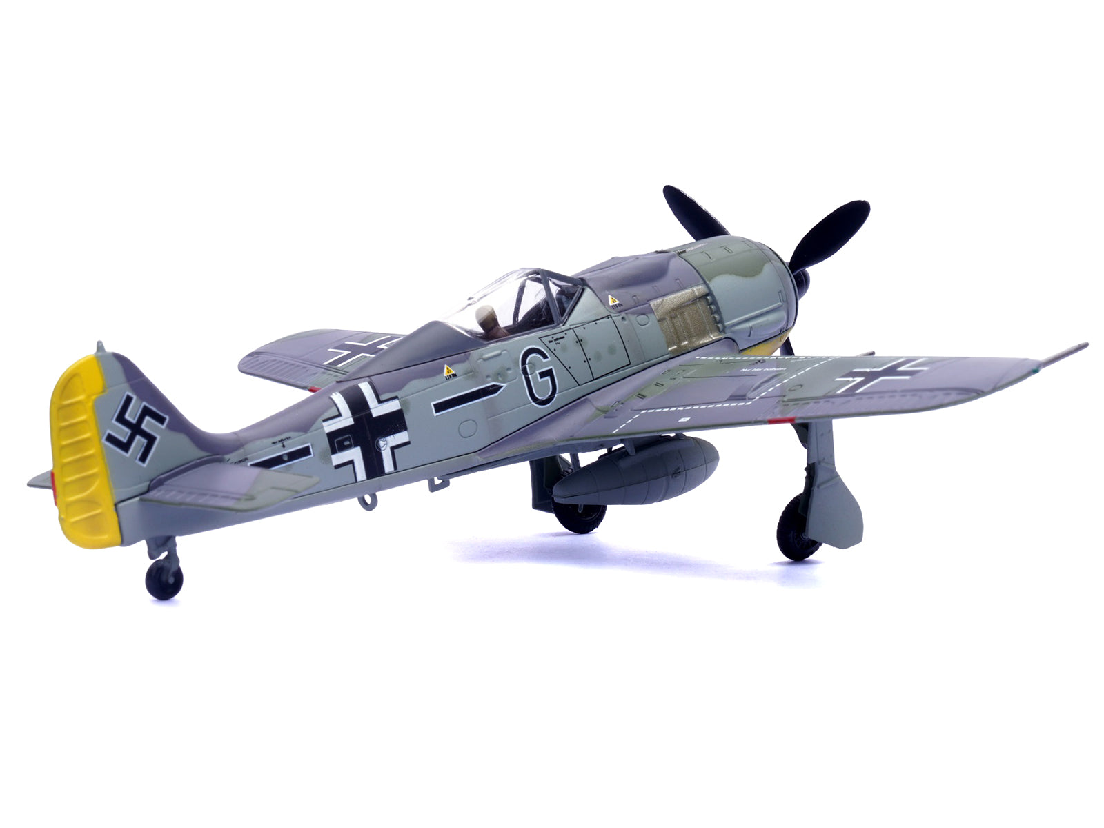 Focke-Wulf Fw 190A Aircraft "14-Victory Ace Hauptmann Wilhelm Gath Stab/JG 26 Schlageter France" (1942) German Luftwaffe 1/72 Diecast Model Airplane by Legion - image 3