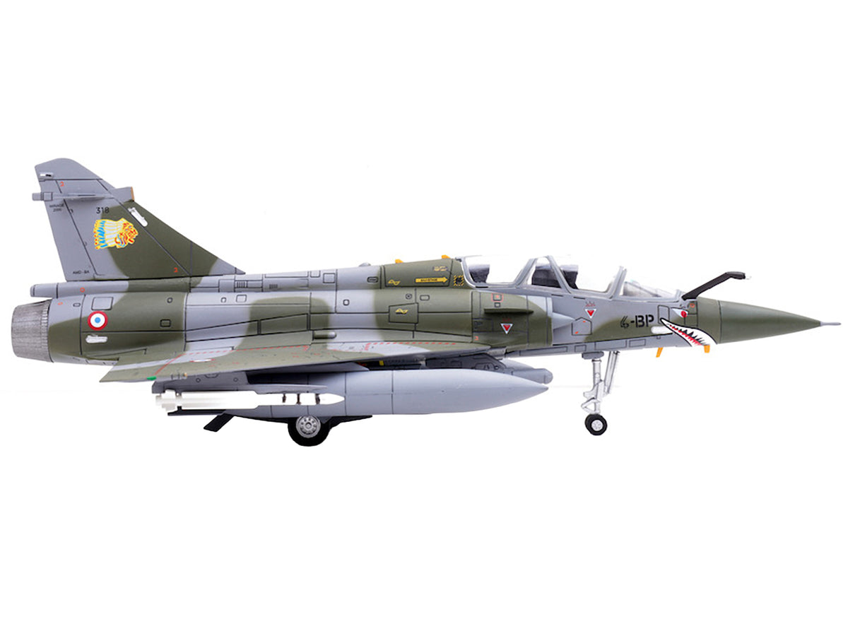 Dassault Mirage 2000N Fighter Aircraft "Escadron de Chasse 2/4 La Fayette Luxeuil" (2004) French Air Force "Wing" Series 1/72 Diecast Model by Panzerkampf - image 2