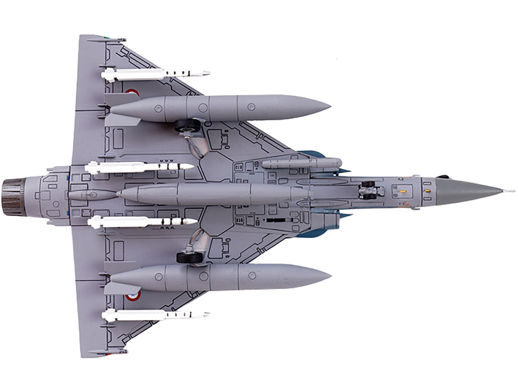 Dassault Mirage 2000-5F Fighter Aircraft "2-FK Cigognes" French Air Force "Wing" Series 1/72 Diecast Model by Panzerkampf - image 4