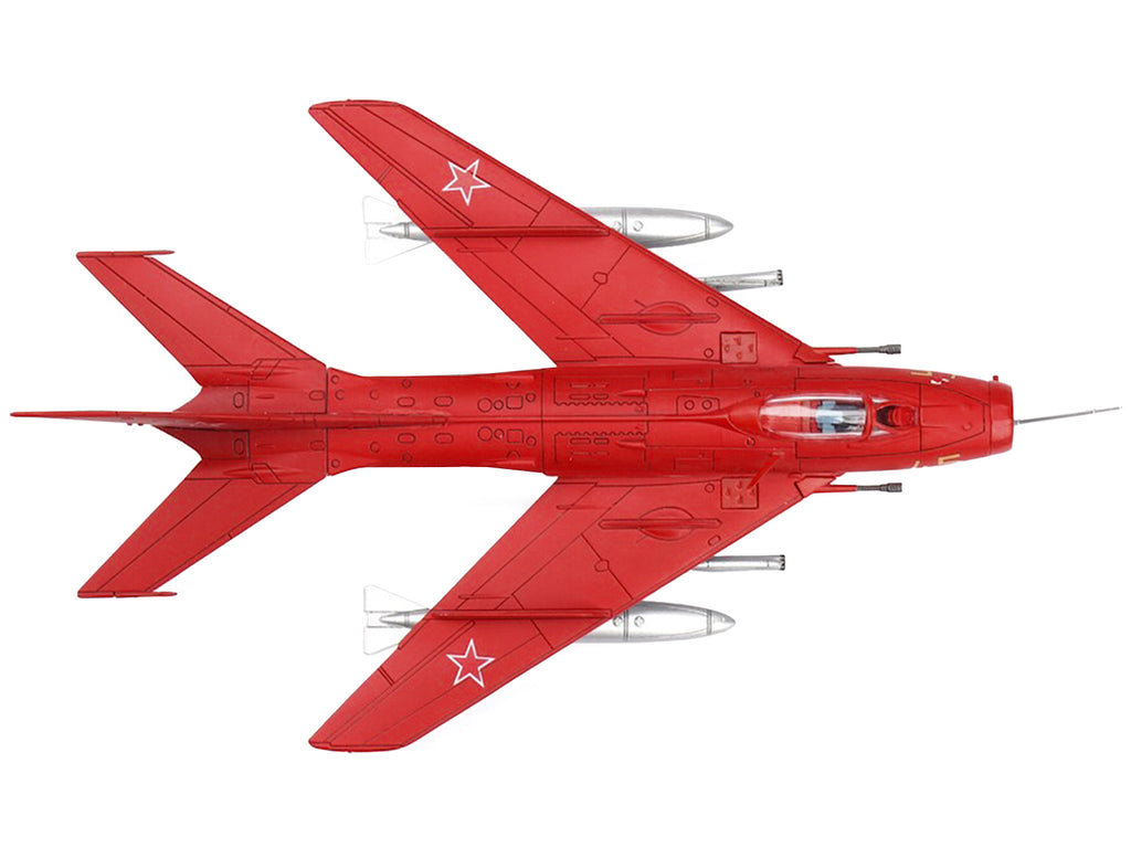 Mikoyan-Gurevich MiG-19S Farmer C Fighter Aircraft "Yellow 45" "VVS Display Team Soviet Air Force Kubinka Air Base" (1960) "Wing" Series  1/72 Diecast Model by Panzerkampf - image 4