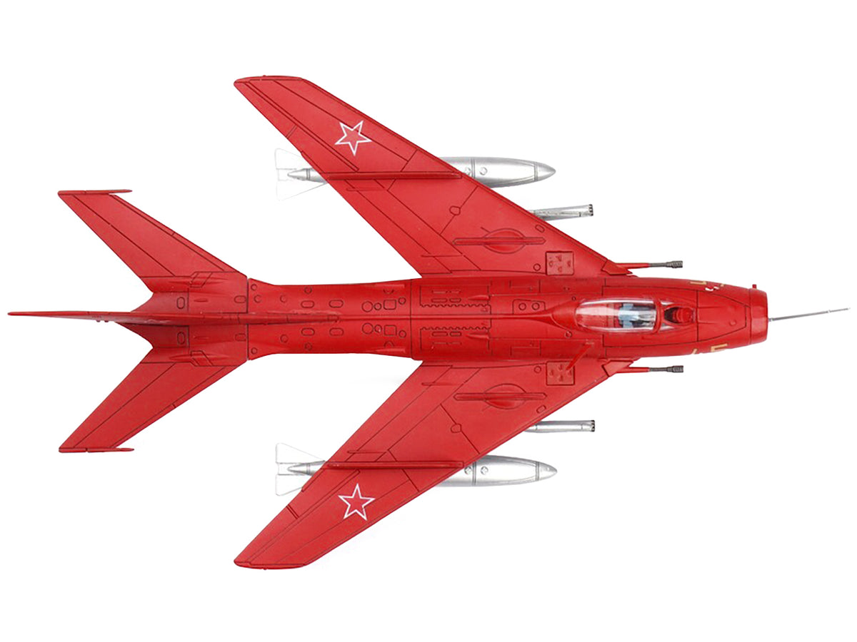 Mikoyan-Gurevich MiG-19S Farmer C Fighter Aircraft "Yellow 45" "VVS Display Team Soviet Air Force Kubinka Air Base" (1960) "Wing" Series  1/72 Diecast Model by Panzerkampf - image 4