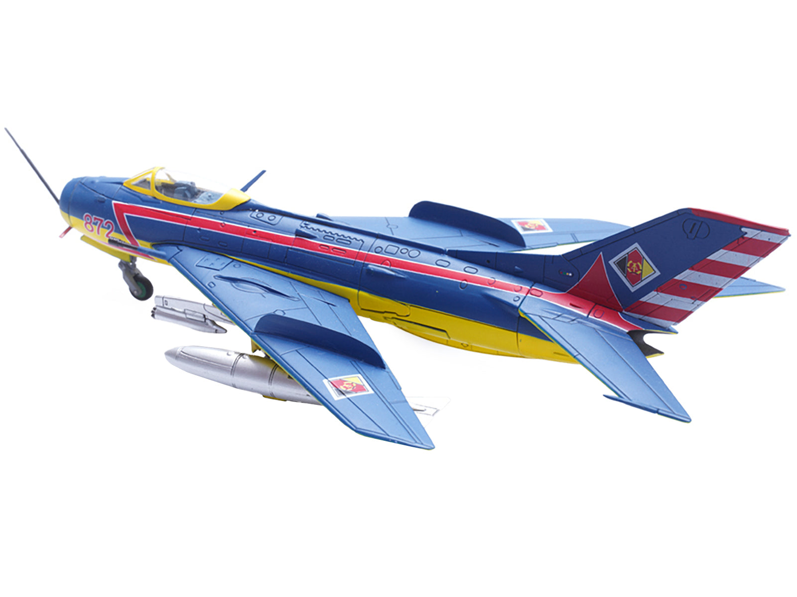 Mikoyan-Gurevich MiG-19S Farmer C Fighter Aircraft "1 Staffel/JG-3. Preschen." 5th World Aerobatic Championships (1968) "Wing" Series 1/72 Diecast Model by Panzerkampf - image 4
