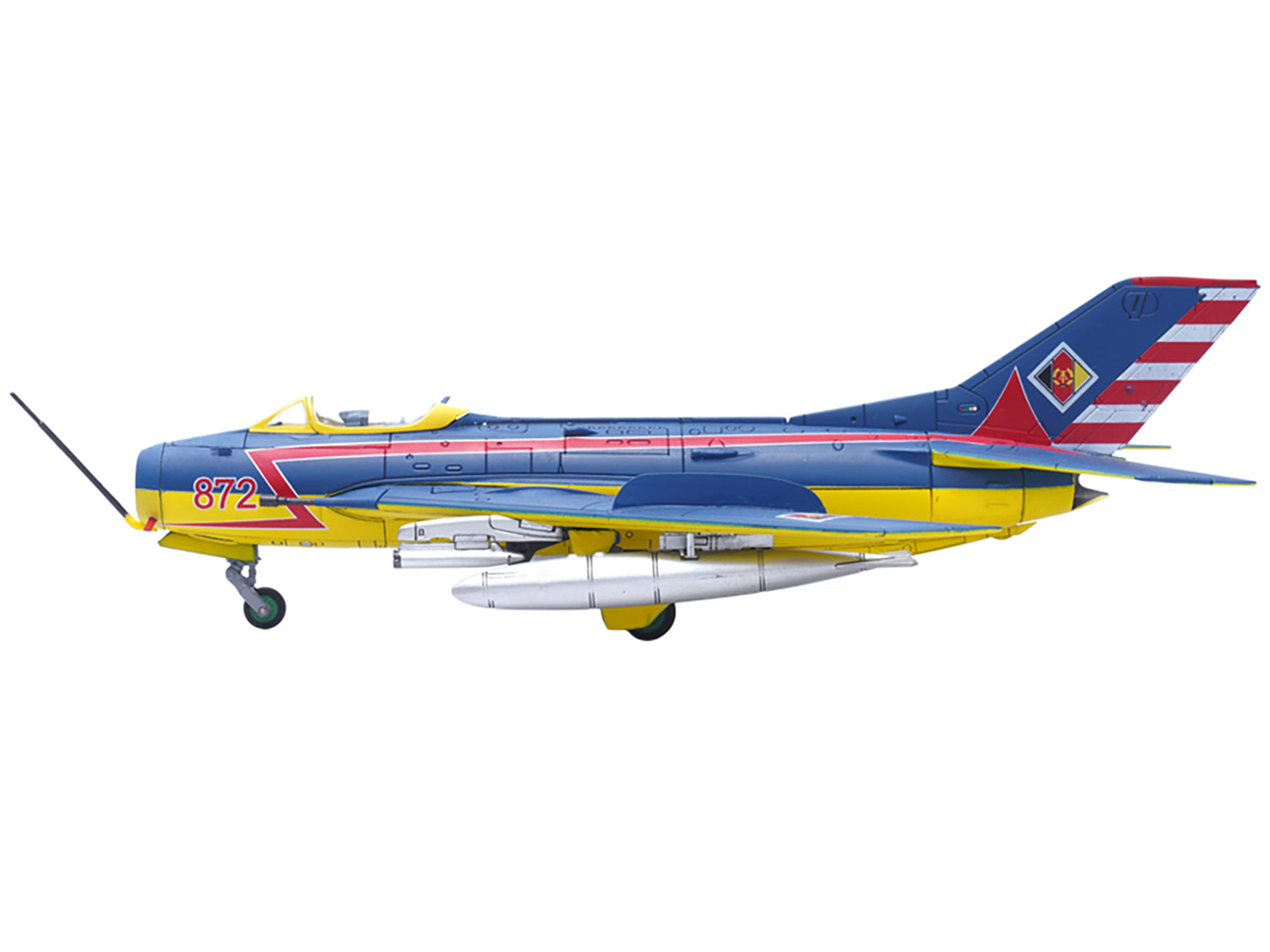 Mikoyan-Gurevich MiG-19S Farmer C Fighter Aircraft "1 Staffel/JG-3. Preschen." 5th World Aerobatic Championships (1968) "Wing" Series 1/72 Diecast Model by Panzerkampf - image 2