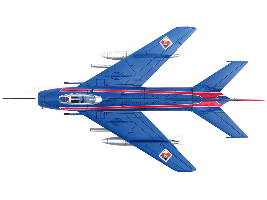 Mikoyan-Gurevich MiG-19S Farmer C Fighter Aircraft "1 Staffel/JG-3. Preschen." 5th World Aerobatic Championships (1968) "Wing" Series 1/72 Diecast Model by Panzerkampf - image 5