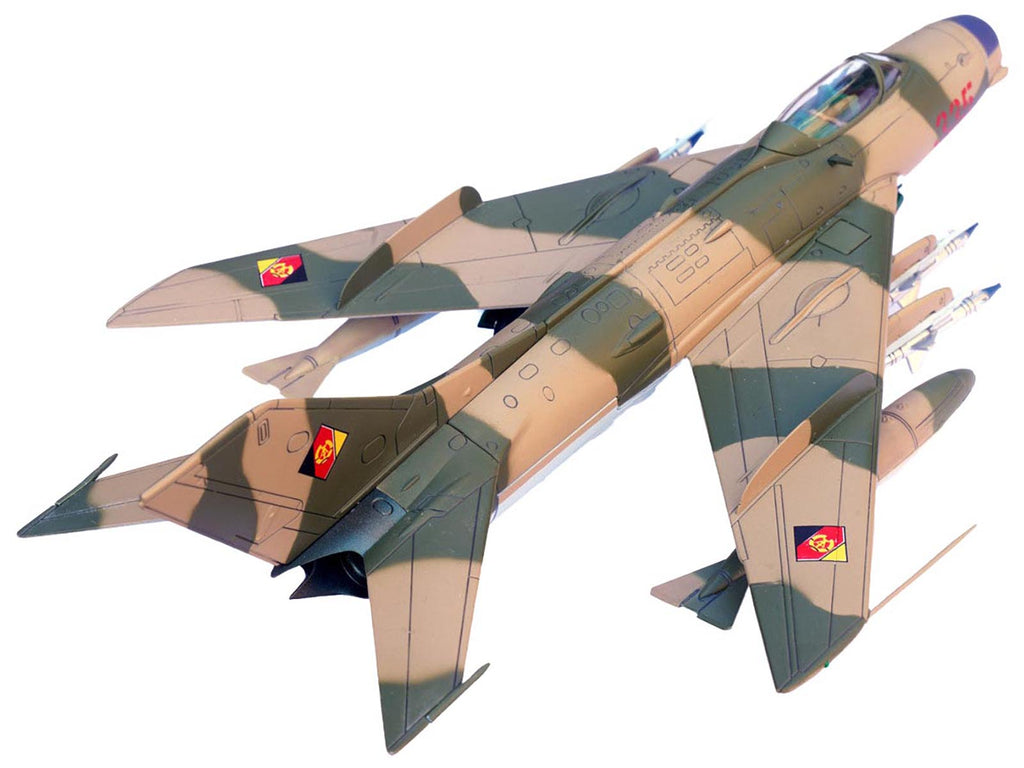 Mikoyan-Gurevich MiG-19PM Farmer-E Fighter Aircraft "Red 335" East German Air Force 1/72 Diecast Model by Panzerkampf - image 4
