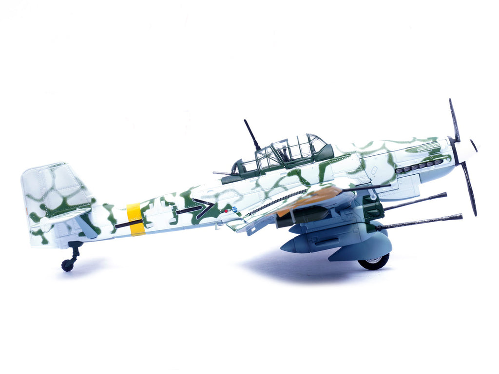Junkers Ju 87G2 Stuka Bomber Aircraft "10.(Pz)/SG 2 Immelmann Markisch Friedland Pomerania" (1945) German Luftwaffe "Wing" Series 1/72 Diecast Model by Panzerkampf - image 2