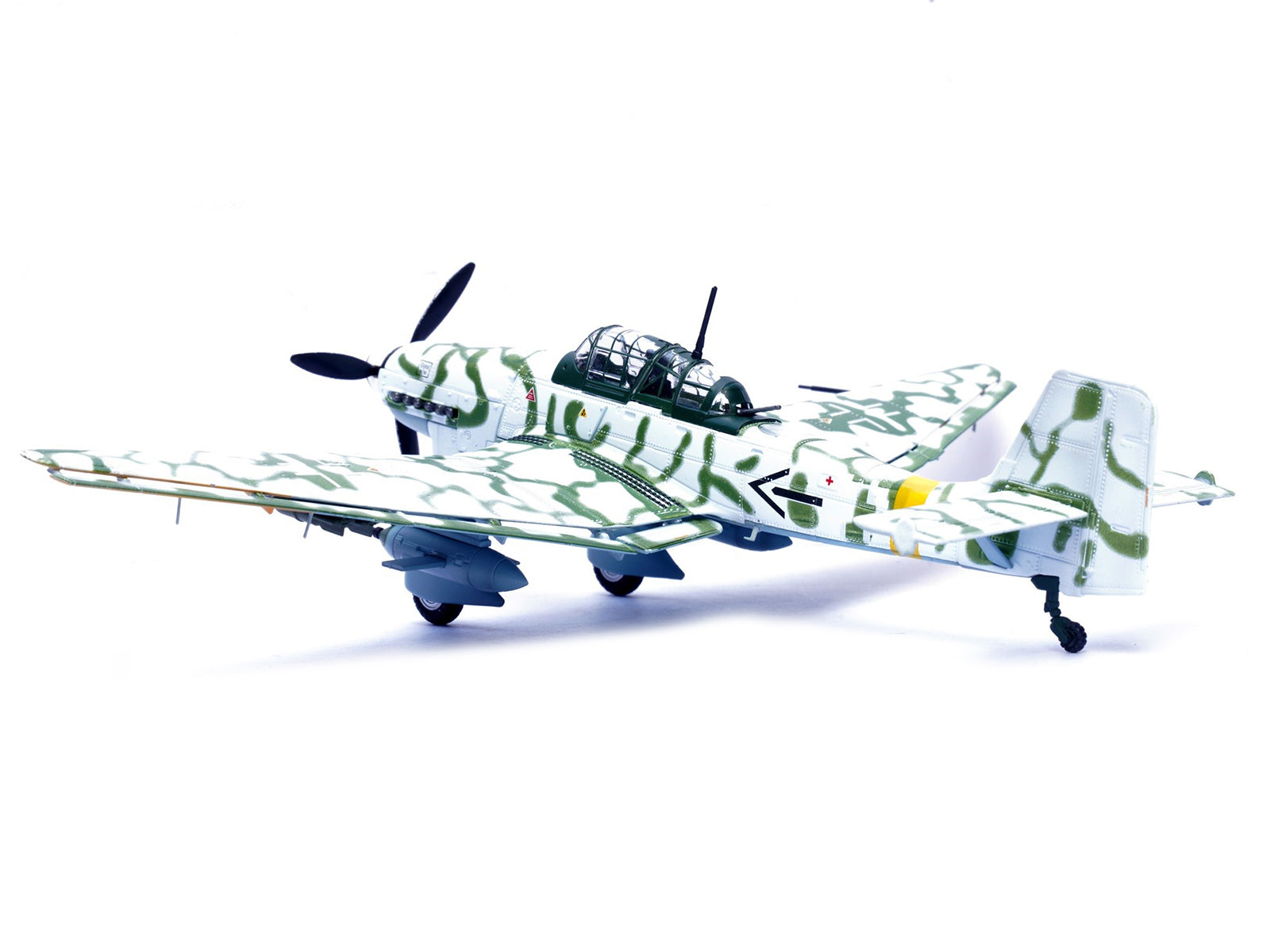 Junkers Ju 87G2 Stuka Bomber Aircraft "10.(Pz)/SG 2 Immelmann Markisch Friedland Pomerania" (1945) German Luftwaffe "Wing" Series 1/72 Diecast Model by Panzerkampf - image 3