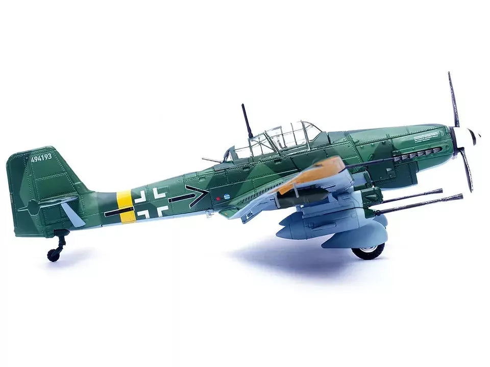 Junkers Ju 87G2 Stuka Bomber Aircraft "10.(Pz)/SG 2 Immelmann Oberst Hans-Ulrich Rudel Slovakia" (1944) German Luftwaffe "Wing" Series 1/72 Diecast Model by Panzerkampf - image 2