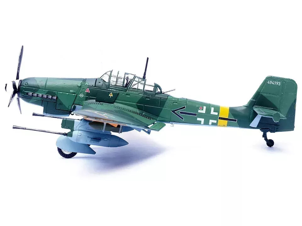 Junkers Ju 87G2 Stuka Bomber Aircraft "10.(Pz)/SG 2 Immelmann Oberst Hans-Ulrich Rudel Slovakia" (1944) German Luftwaffe "Wing" Series 1/72 Diecast Model by Panzerkampf - image 5