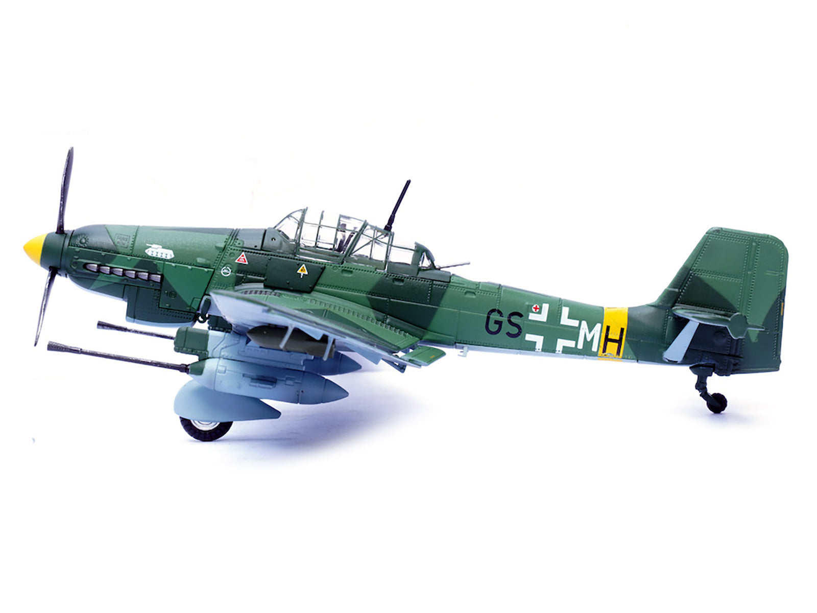 Junkers Ju 87G1 Stuka Bomber Aircraft "10.(Pz)/SG 2 Immelmann GS+MH Dubno Ukraine" (1944) German Luftwaffe "Wing" Series 1/72 Diecast Model by Panzerkampf - image 4