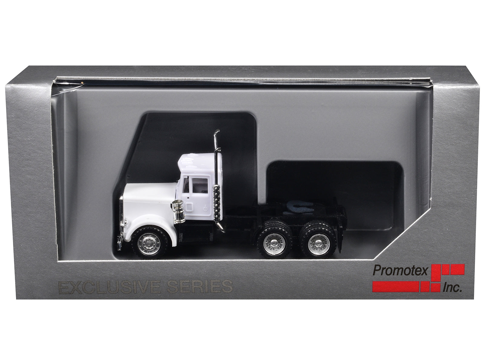 Peterbilt Short Day Cab White 1/87 (HO) Plastic Model Car by Promotex - image 3