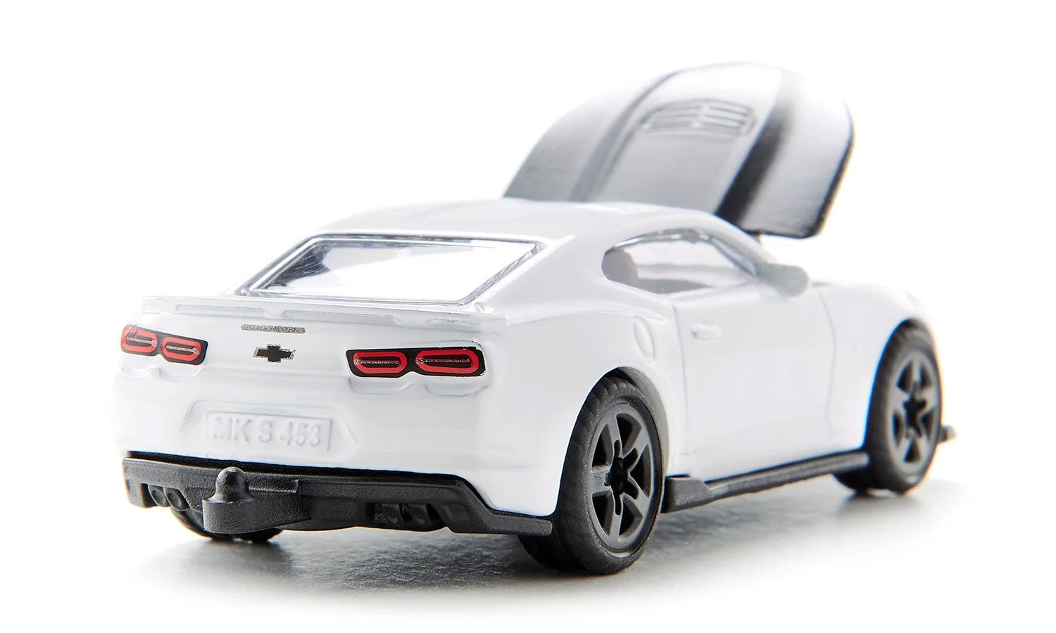 Chevrolet Camaro White with Black Hood Diecast Model Car by Siku - image 3