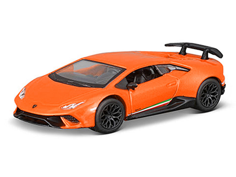Lamborghini Huracan Performante Orange "Speed Icons" Series 1/64 Diecast Model Car by Maisto - image 2
