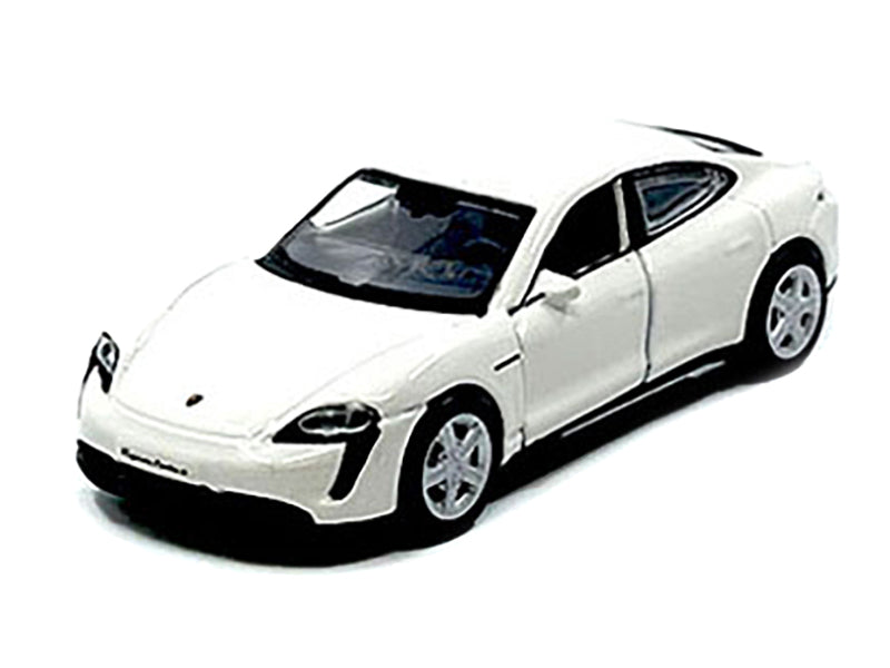 Porsche Taycan Turbo S White "Speed Icons" Series 1/64 Diecast Model Car by Maisto - image 2