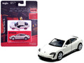 Porsche Taycan Turbo S White "Speed Icons" Series 1/64 Diecast Model Car by Maisto