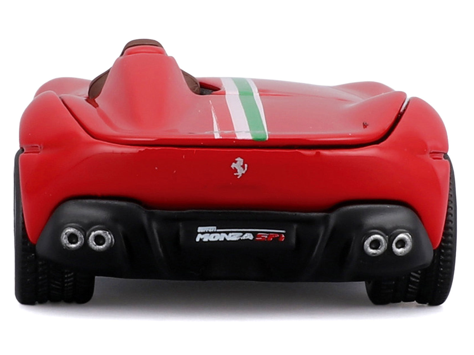 Ferrari Monza SP1 Red with Italian Flag Stripes "Speed Icons" Series 1/64 Diecast Model Car by Maisto - image 4