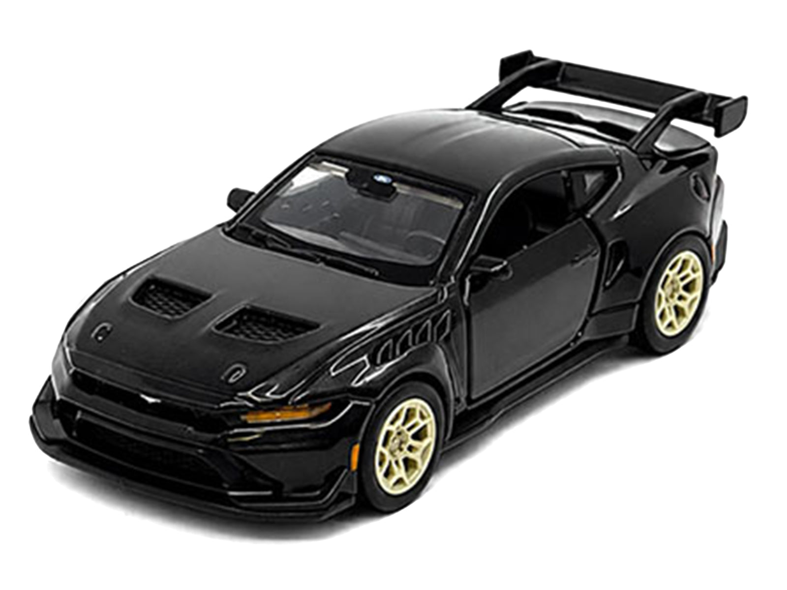 2025 Ford Mustang GTD Black Metallic "Speed Icons" Series 1/64 Diecast Model Car by Maisto
