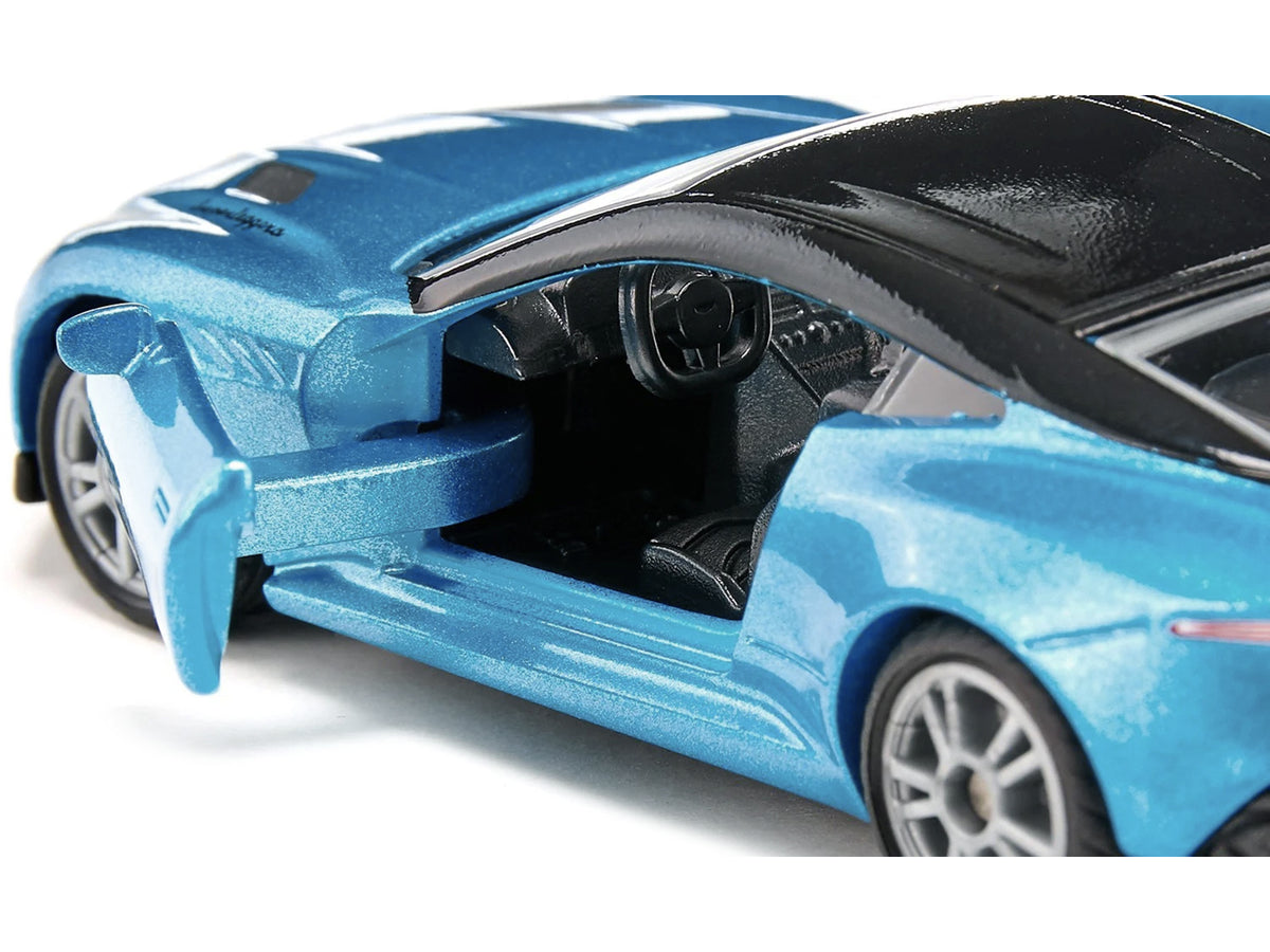 Aston Martin DBS Superleggera Blue Metallic with Black Top Diecast Model Car by Siku - image 3